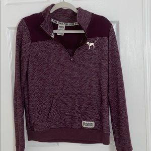 VS PINK half zip hoodie